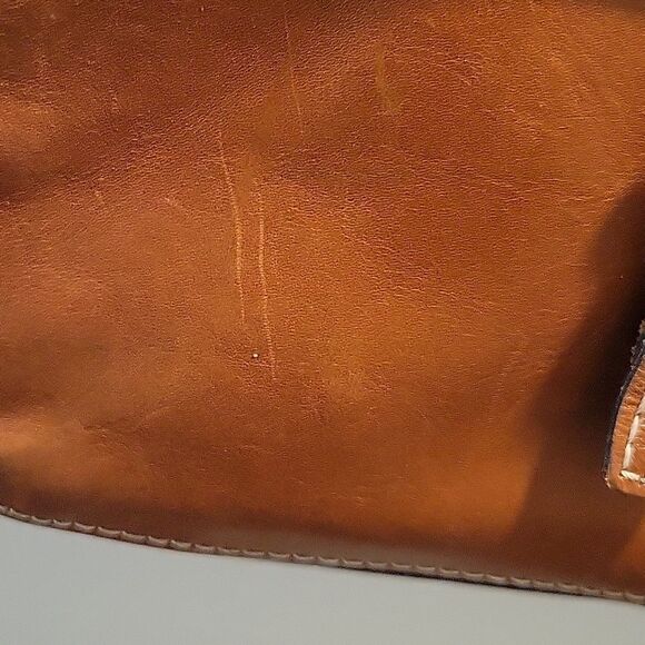 Patricia Nash Avellino Brown Crossbody  Leather Handbag  Bag - Picture 3 of 15